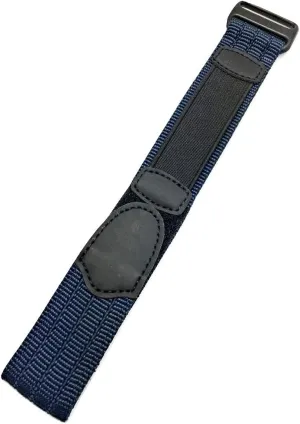 | Heavy Duty, Hook enjoy promote cider reindeer and Loop, Sport Replacement Watchband for Men and Women NewLife 18-20mm Adjustable-Length, Dark Blue/Black, Nylon Watchstrap 