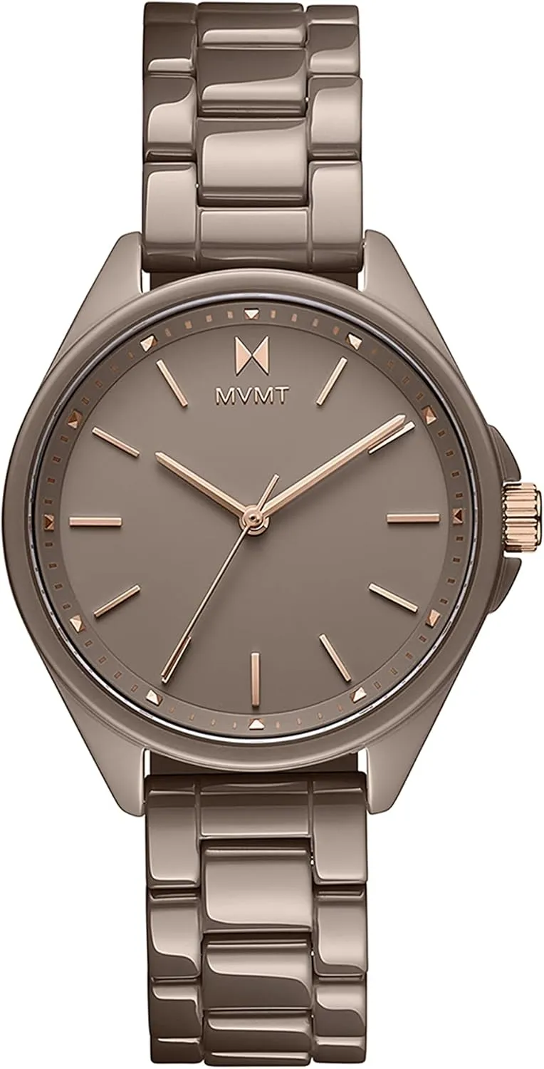 - Small, Metal Watch with Interchangeable anvil psychology Bands - 36mm MVMT Coronada Ceramic Women??s Wristwatch - Analog Watch for Women - Water-Resistant 3 ATM/30 Meters Minimalist Women??s Watch 
