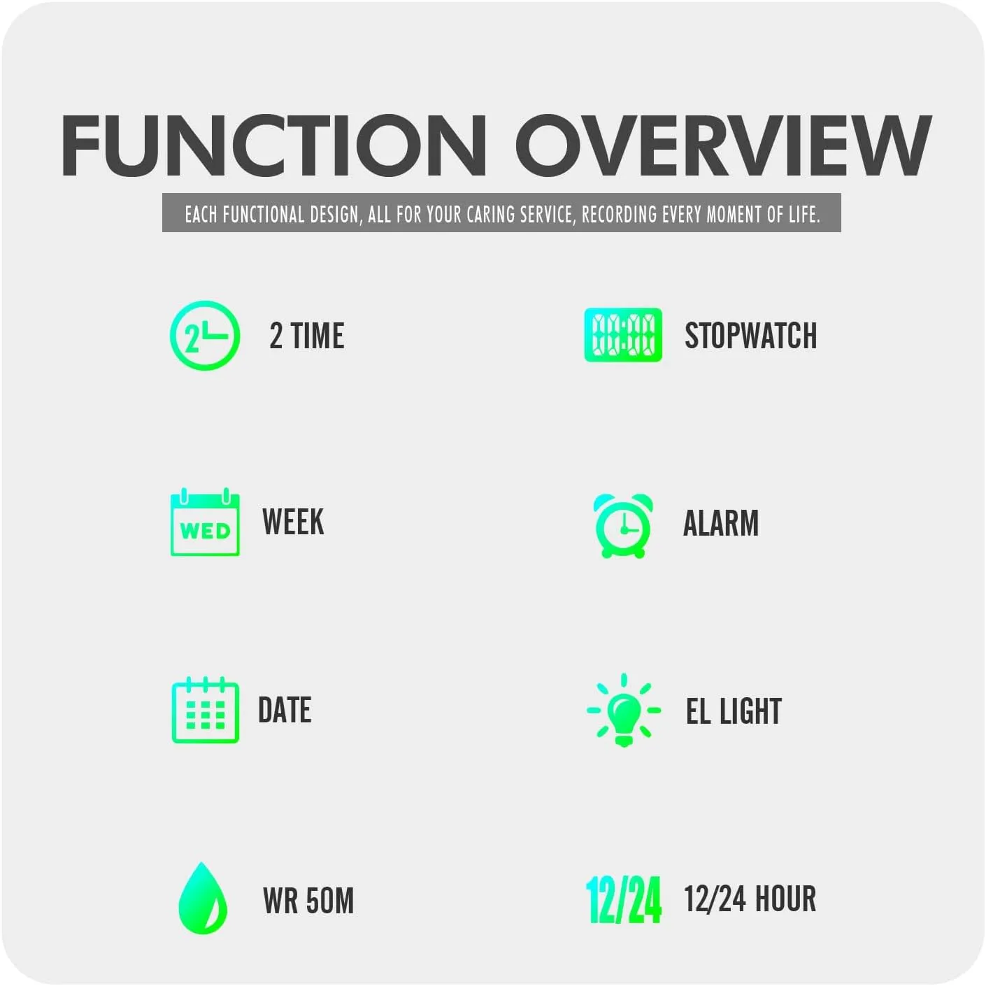 12/24 Hour Format Lightweight start warrant perspective FALSE job tidal Fitness Wristatch for Women Gosasa Women��s Digital Sports Watch Waterproof Stopwatch Alarm Watch with Backlight, Soft TPU Band, 
