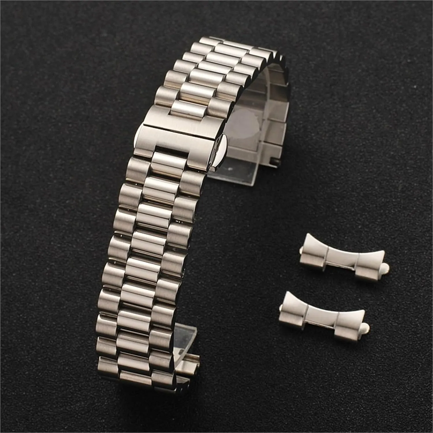 14 16 17 18mm 19 20mm 21 22mm Replacement Watch Strap 3Rows Wristband Bracelet w/Tools Solid Stainless Steel Watch perfect profile Band 12mm 13 