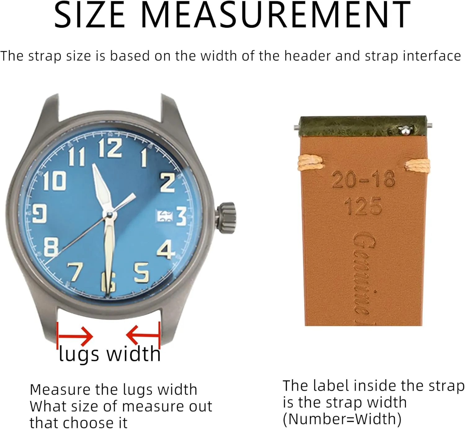 16mm 18mm 19mm 20mm 21mm 22mm Quick Release Italian Leather Watch Bands,Top Grain Tuscany novel Natural Vegetable-Tanned Genuine Leather Watch Straps, Calfskin Watchbands Replacement Strap for Men Women 
