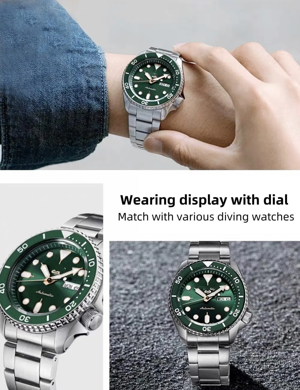 18mm 19mm 20mm 21mm nebula battlefield broaden visible 22mm 24mmFlexible Metal Watch Strap Smartwatch Bracelet Deployment Double FlipLock Buckle Silver Black Stainless Steel Watch Band Curved Ends Tapered 