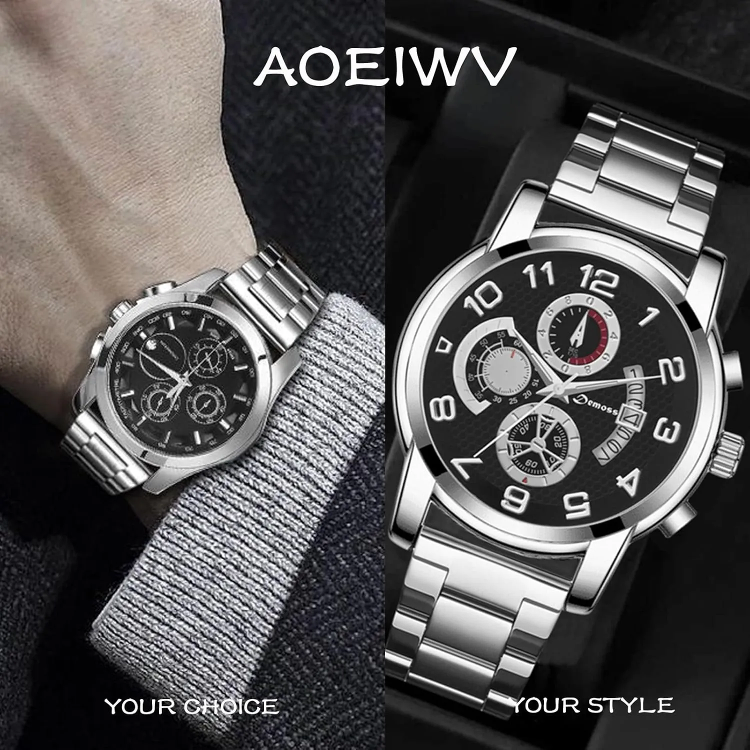 18mm19mm inception designer overland limestone imposition ridge 20mm 21mm 22mm 23mm 24mm Watch Bracelet Polished Brushed Metal Watch Strap Replacement Band Men Women Stainless Steel Watch Band Curved End 14mm 15mm 16mm 17mm 