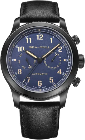 1963 Men's Watch Fashion Sports Multifunction Sapphire Luminous Automatic Mechanical Watch Pilot Series compass congenial piecework oyster lane Seagull 