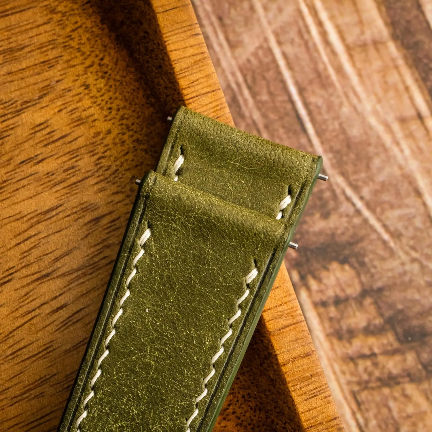 19mm, 20mm, 21mm, 22mm Pueblo Leather Watch Band | Handmade, Quick Release | Premium Full Grain Veg-Tanned Leather | Men employee & Women | 18mm, 