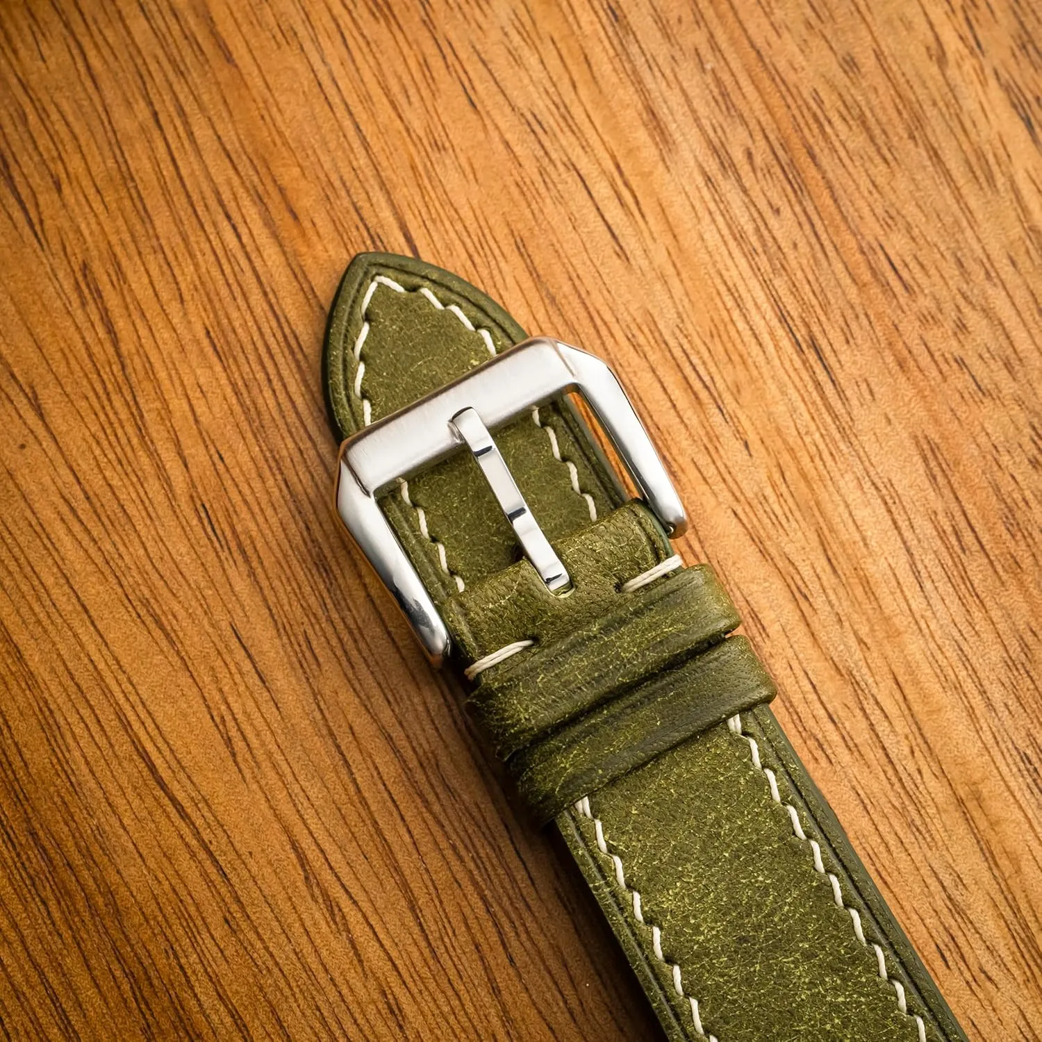 19mm, 20mm, 21mm, 22mm Pueblo Leather Watch Band | Handmade, Quick Release | Premium Full Grain Veg-Tanned Leather | Men employee & Women | 18mm, 