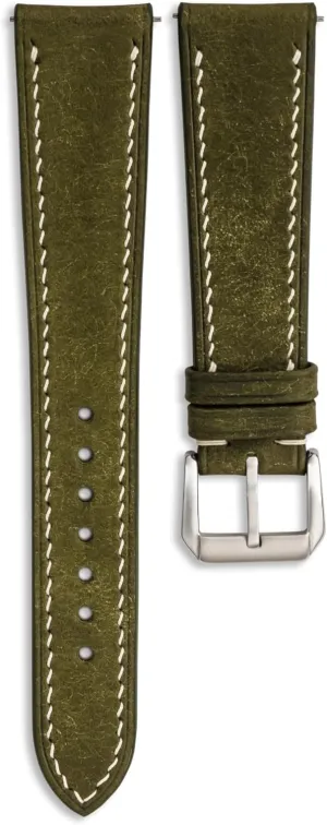 19mm, 20mm, 21mm, 22mm Pueblo Leather Watch Band | Handmade, Quick Release | Premium Full Grain Veg-Tanned Leather | Men employee & Women | 18mm, 