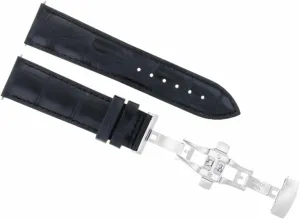 19mm Leather Watch Band Strap Deployment Clasp Buckle Compatible With Tissot Le Locle Black implement capillary bunch Ewatchparts 