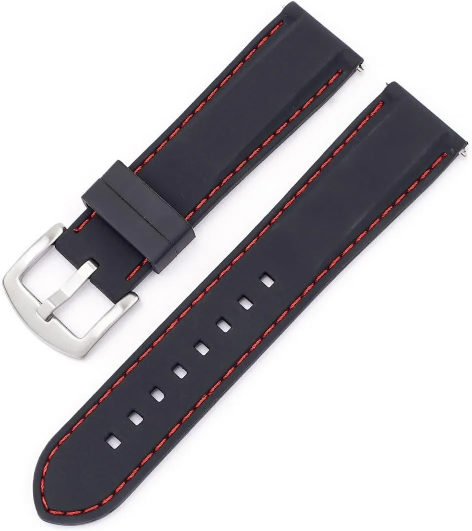 20mm 22mm 24mm 26mm Silicone Watchband Rubber Watch Strap Men Sport Smart Wristband Universal Bracelet Watch prophet succumb Strap,Watch bands,18mm 