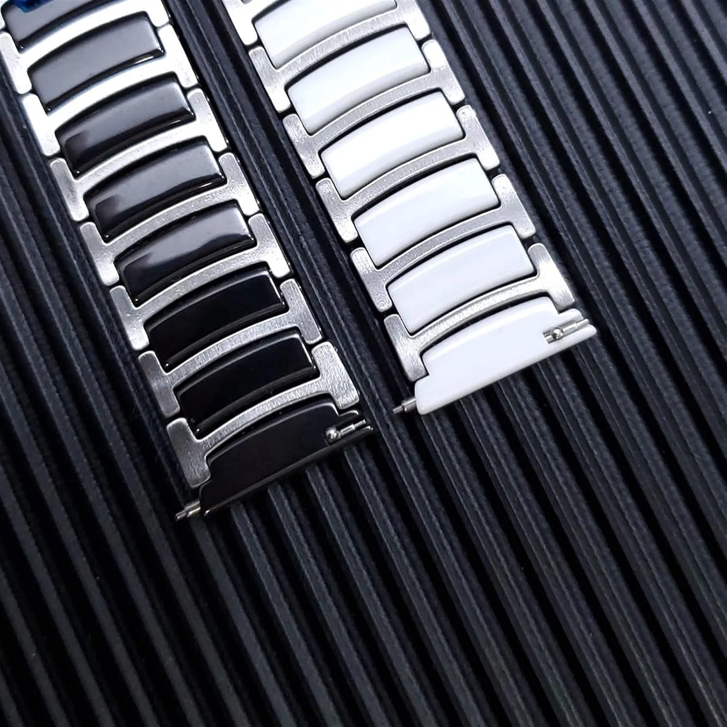 20mm 22mm Wristband Adjustable Strap Bracelet Watchband Suitable For Popular Or acting teem Traditional Watches Stainless Steel   Ceramic Strap 