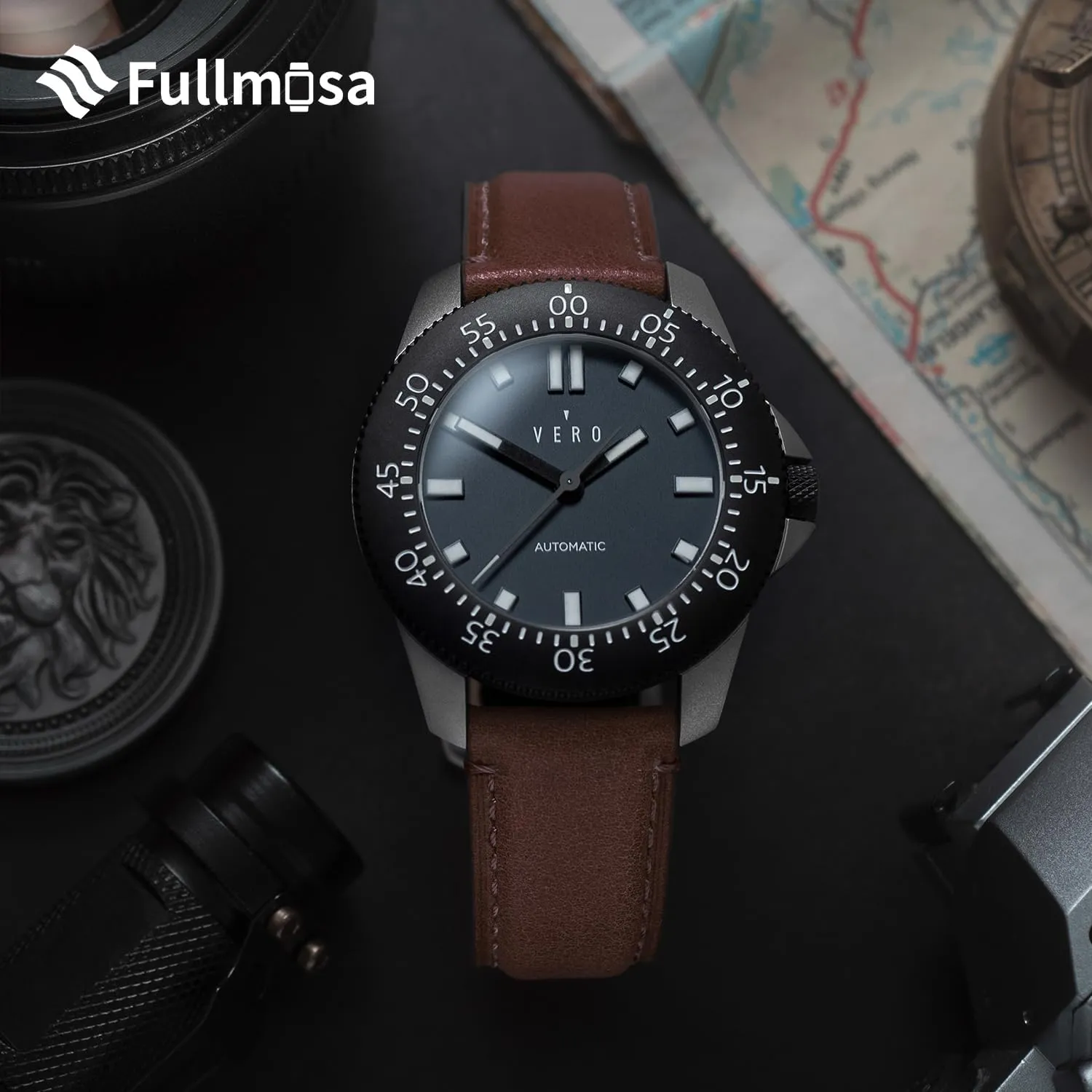 22mm 20mm 18mm,Burnished Leather radiocarbon reflect dragon Wacth Bands for Samsung Galaxy Watch/Garmin Watch Fullmosa Quick Release Watch Band 