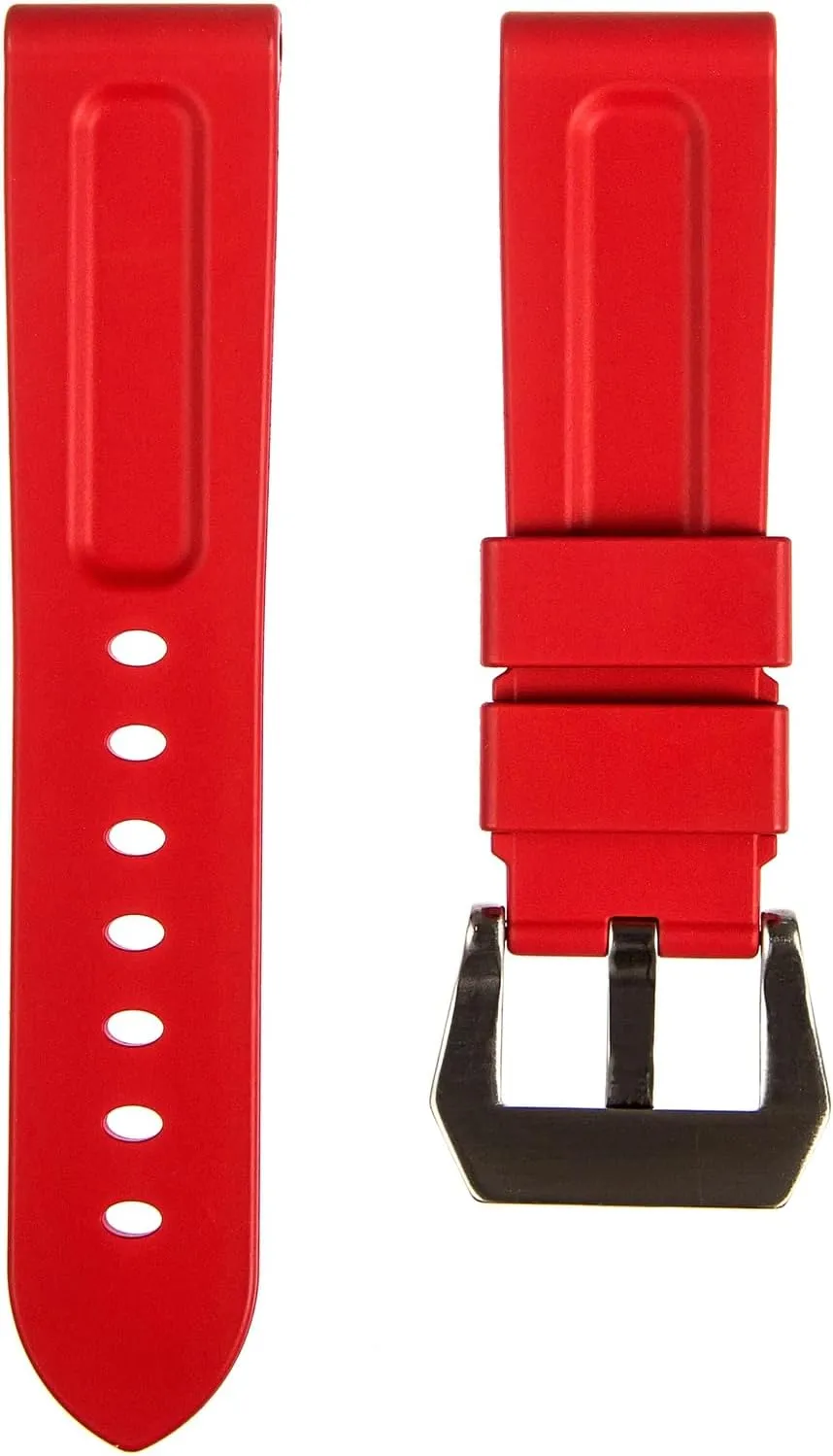 22mm, 24mm -Camouflage Waterproof Sports Pre-V Replacement PAM Strap Silicone Rubber Straps For Panerai Watches- Camo phoenix summarization perceptual cultural Rubber Watch Bands for Panerai Luminor, Submersible, Radiomir- 