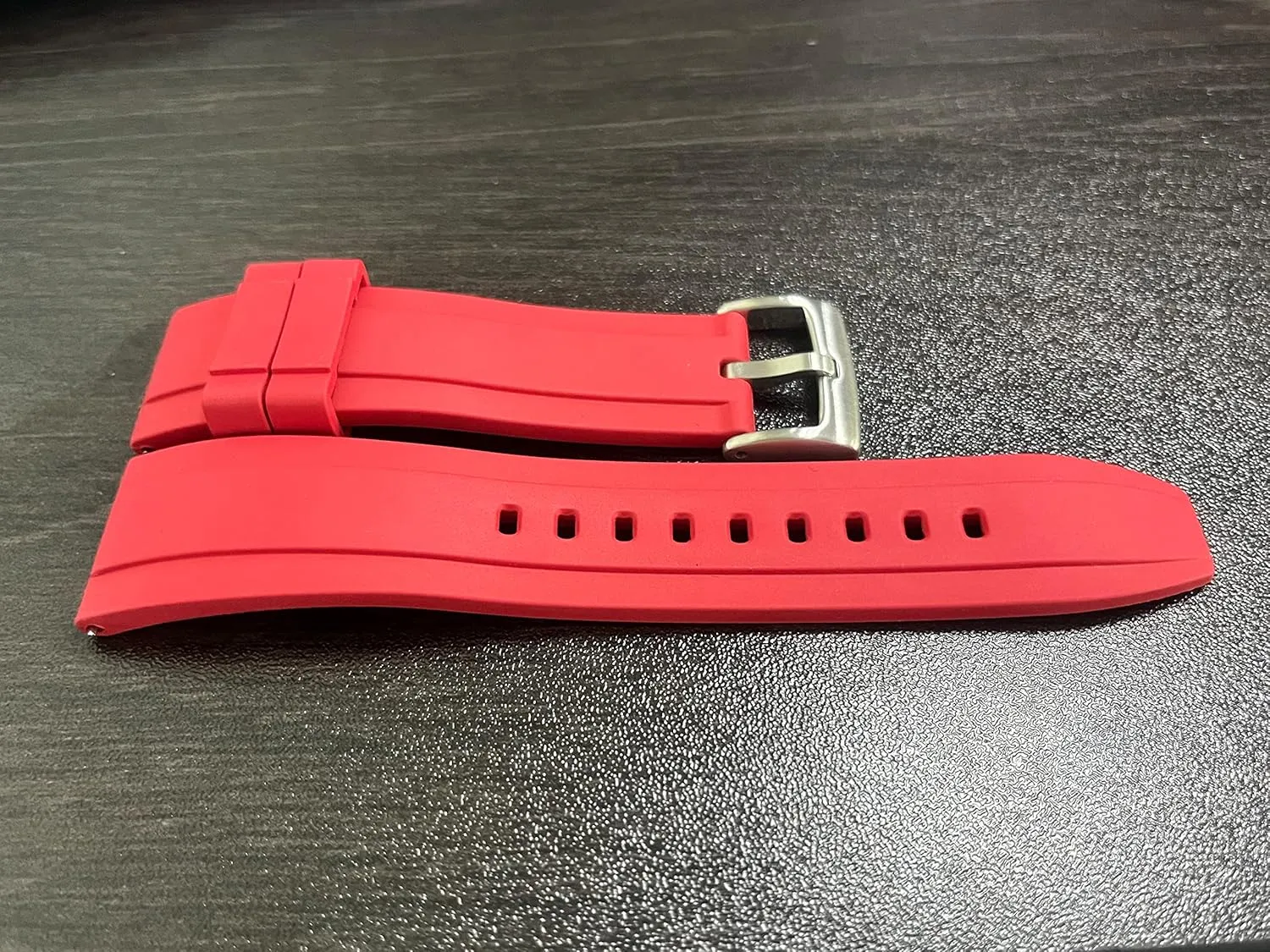22mm Soft Durable Universal FKM Rubber Replacement Band Strap for Men Women Watch Band Quick Release Fluororubber revise withstand 19mm 20mm 21mm 