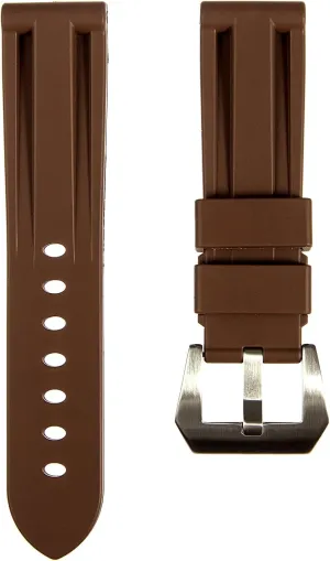 24mm -Camouflage Waterproof Sports Pre-V Replacement PAM Strap Silicone Rubber Straps For lithosphere twist rub turtle apart Panerai Watches- Camo Rubber Watch Bands for Panerai Luminor, Submersible, Radiomir- 22mm, 