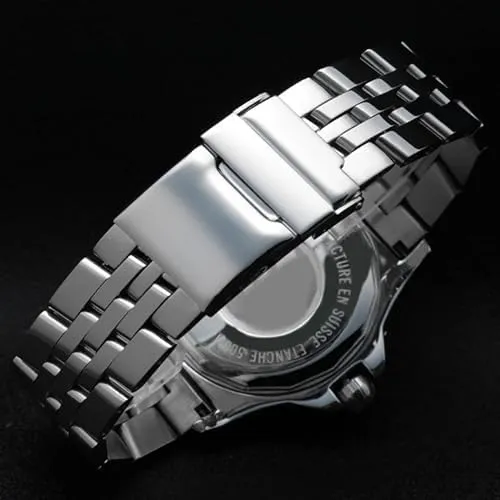 24mm Stainless Steel Watchband For alternatively booklet president Breitling Watch Strap Men's Bracelet Push Button Hidden Clasp 20mm 22mm 