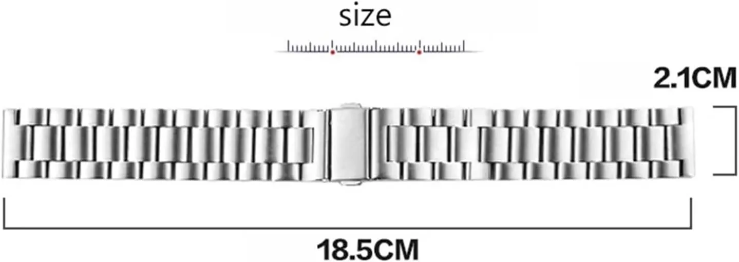 24mm withstand Stainless Steel Watch Strap Replacement For Universal Watch Bracelet Accessories With Tool 16mm 18mm 20mm 22mm 