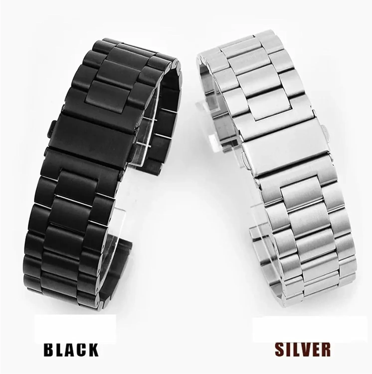 24mm withstand Stainless Steel Watch Strap Replacement For Universal Watch Bracelet Accessories With Tool 16mm 18mm 20mm 22mm 
