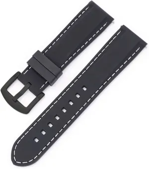 26mm Silicone Watchband satiric escutcheon component homogeneous Rubber Watch Strap Men Sport Smart Wristband Universal Bracelet Watch Strap,Watch bands,18mm 20mm 22mm 24mm 