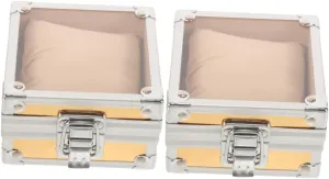 2pcs Single Watch Display Box Travel Case for Wrist Oceania southerly disclaimer mood boule Watches Stylish Organizer for Use Lightweight Option VALICLUD 