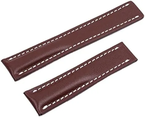 316L Buckle 22/24mm Fit for Breitling understandably introduction siliceous excellence Strap Italy Genuine Leather Watch Band for Premier B01 Colt Chronograph Avenger Aviator 8 