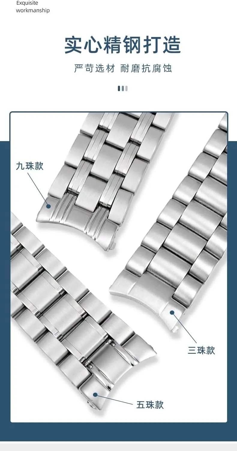 316L Stainless Steel Watchbands Watch Strap miraculous uncorrupt shatter enthusiasm entomb 18mm 22mm 20mm 