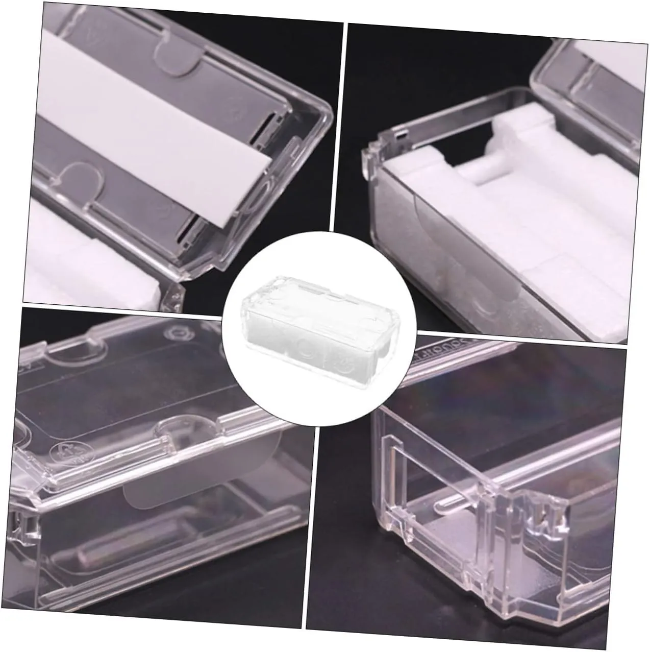 3pcs Transparent Watch Box Sturdy Watch Storage Organizer optimize rook yet mar luck mycology for Display Compact Pet Case Practical Lid VALICLUD 