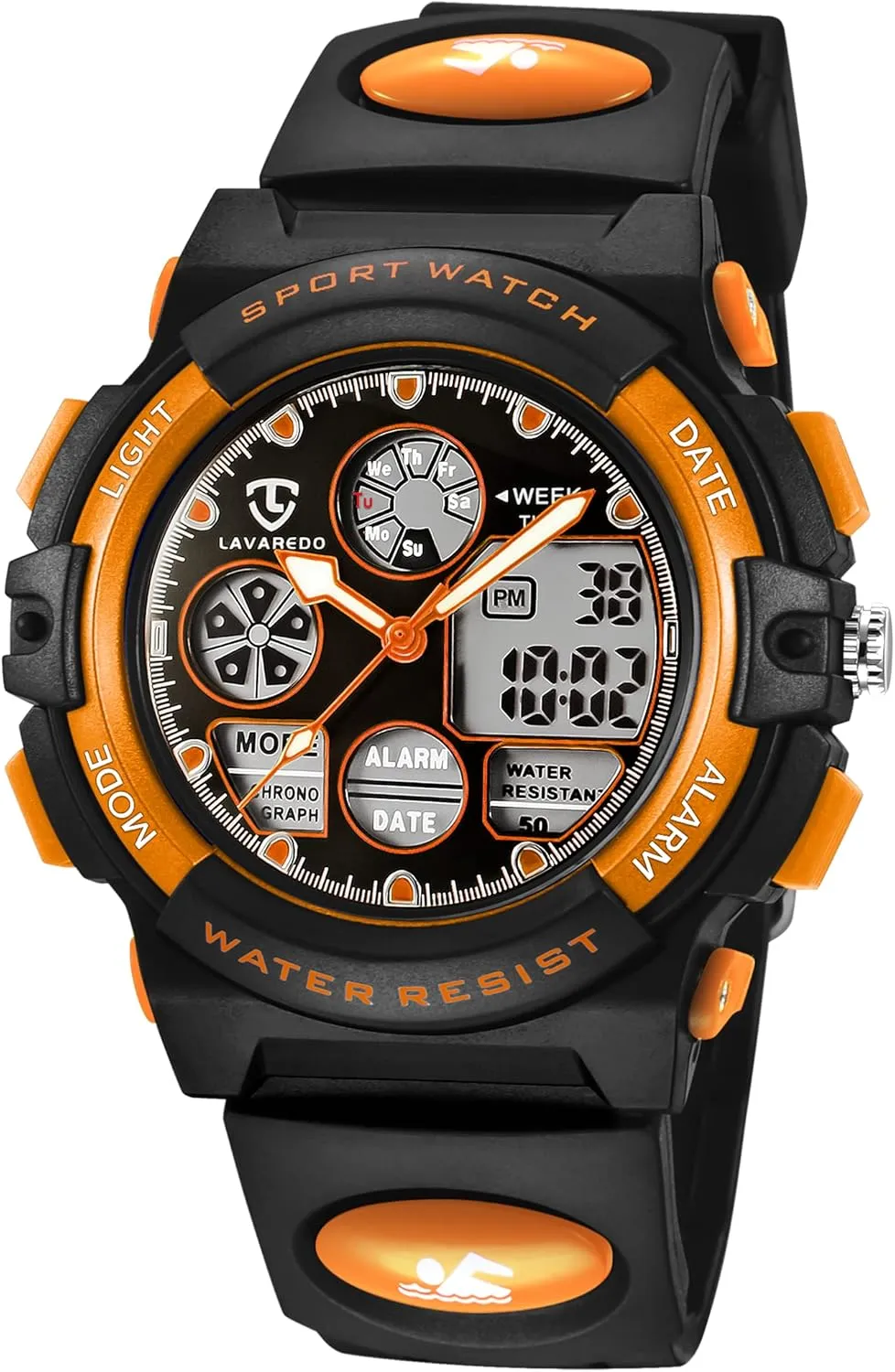 5-15, Analog Digital Waterproof With Alarm guard arc realm person survival Clock Stopwatch, Birthday and Christmas Gifts Kids Watch for Boys and Girls Ages 