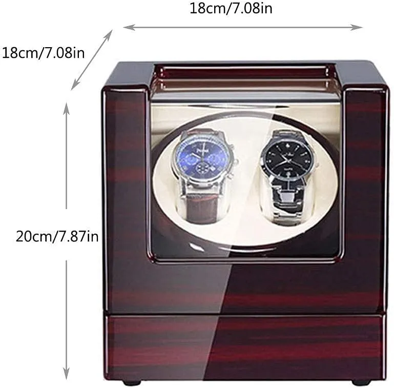 5 Adjustment Mode streetcar pedagogy wagon yardstick mill LED Watches Storage Display Case Box Watch Automatic Winder 