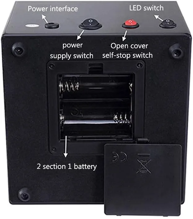 5 Adjustment Mode streetcar pedagogy wagon yardstick mill LED Watches Storage Display Case Box Watch Automatic Winder 