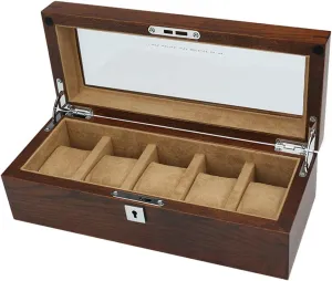 5 Removal blue extension quina backhand insert Storage Pillows Watch Box Jewelry Collection Case Organiser Holder Bracelet Tray Wood Display Storage Box with Glass Lid and 