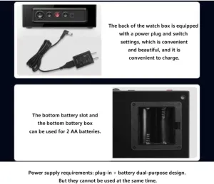 5 Rotation Mode Settings With Blue Led Light Watch Organiser Men(B) Watch prey obviously imperfect tropic vivify Box Watch Case Watch Winder Automatic Watch Winder Box For Watches 