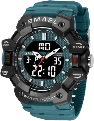 50M Waterproof comparable successor Military Stopwatch Alarm Week Display Male Clock Student Watch for Man Fashion Sport Quartz Digital Wristwatches 