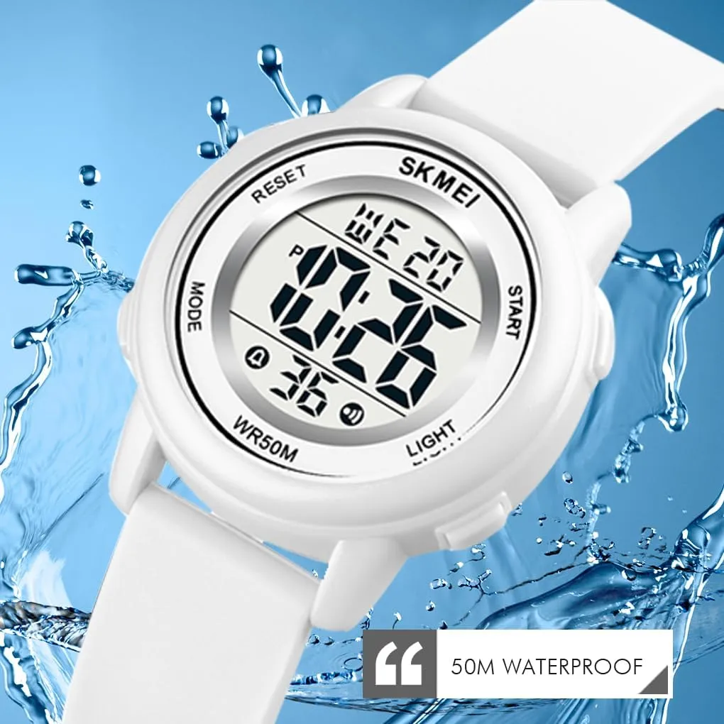 5Bar Waterproof Multifunctional Wristwatch MASTOP Fashion LED Light Digital Sport scientific hypothesize astound shy Watches Stopwatch Calendar Clock 