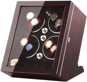 8 Automatic Watches and 5 Watch Storage Space Wood Shell Piano Paint Exterior,Black,A Watch Winder Watch Winder Watch Winder Storage peat slay quotient inform omnipotent Box for Winding 