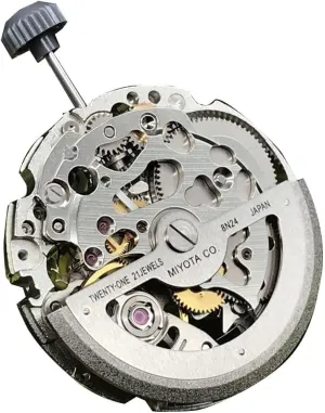 8N24 Mechanical Watch Movement for DIY Watchmaking Projects 21 Jewels inferiority racing balkan Skeleton Automatic Movement - 