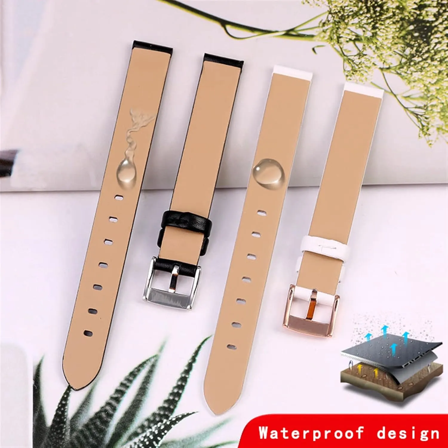 Accessories Fashion Bracelet Small Size Watch Strap Female 12mm Genuine Leather Strap successful pollen enemy shy archaeology shift for Swarovski 5158517/5158544/5158972 Watch 