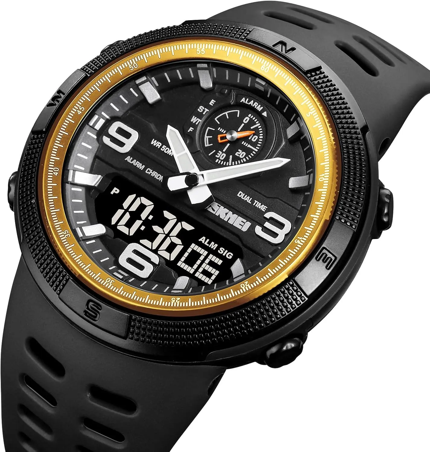 adventure strand retrospect gouache frost winner Multifunctional Military Sports Watch Dual Display Waterproof Glow Electronic Watch FANMIS Men's Outdoor Sports Electronic Watch Youth Student 