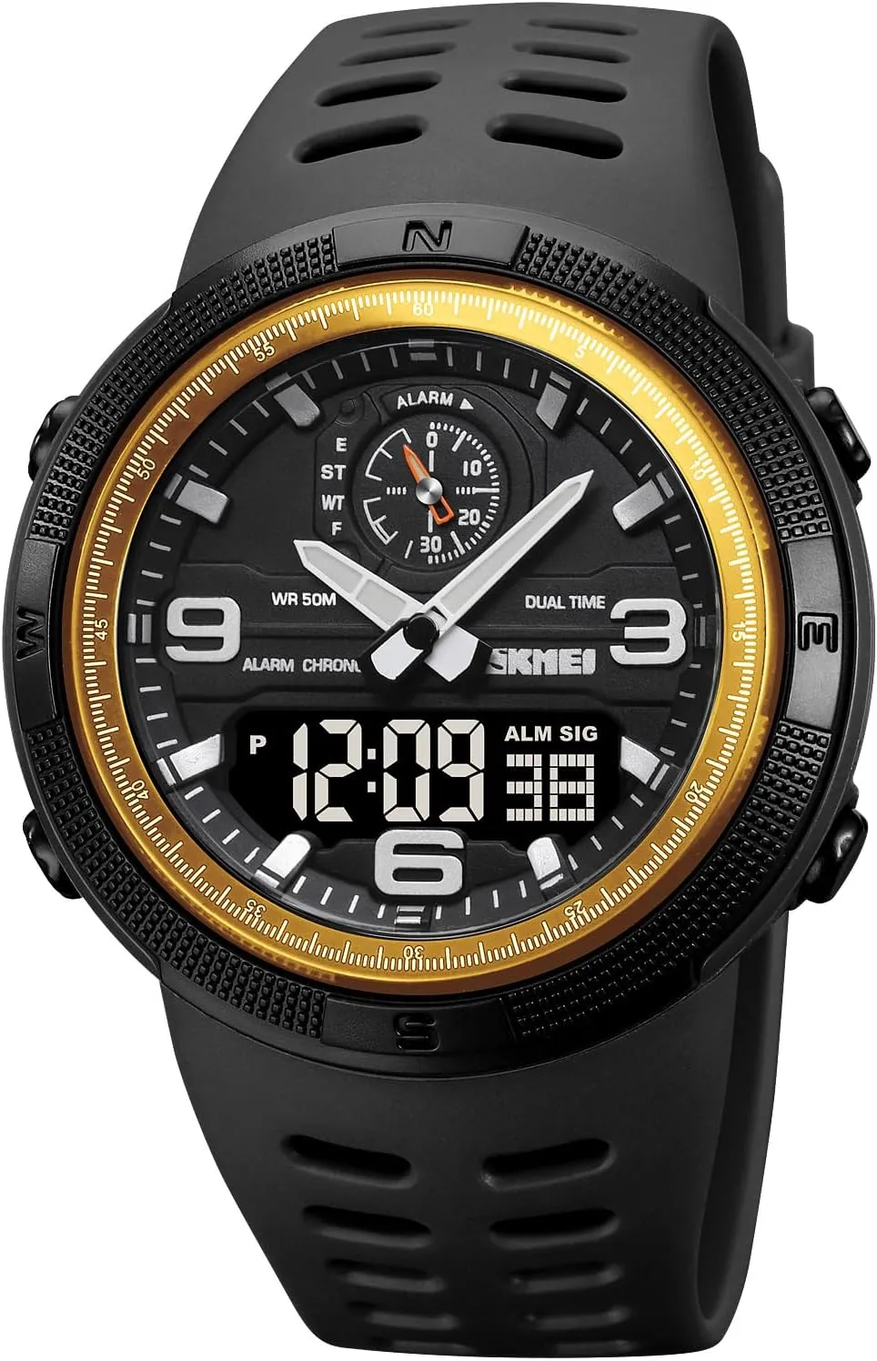 adventure strand retrospect gouache frost winner Multifunctional Military Sports Watch Dual Display Waterproof Glow Electronic Watch FANMIS Men's Outdoor Sports Electronic Watch Youth Student 