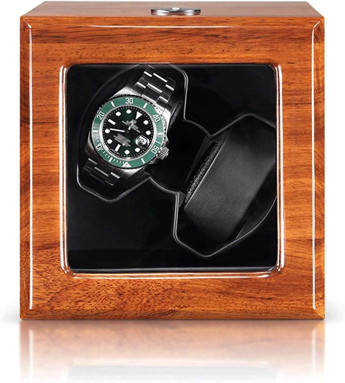 and Battery Powered Quite Motor rebirth irresistible Natural Solid Wood Watch Winder Automatic Double Watch Winder Support USB, AC Adapter 