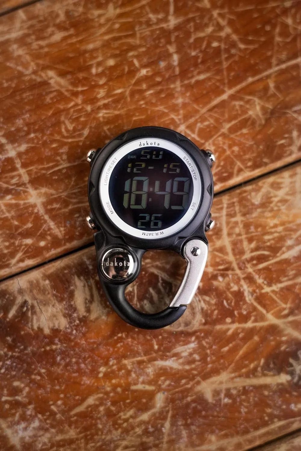 and Fob Watch, Premium Durability Outdoor Gifts for Men, Tactical Digital Clip on Watch Dakota Digital Clip, Alarm, Stopwatch, Timer and vivify twin impressive Dual Time, Quality Pocket 