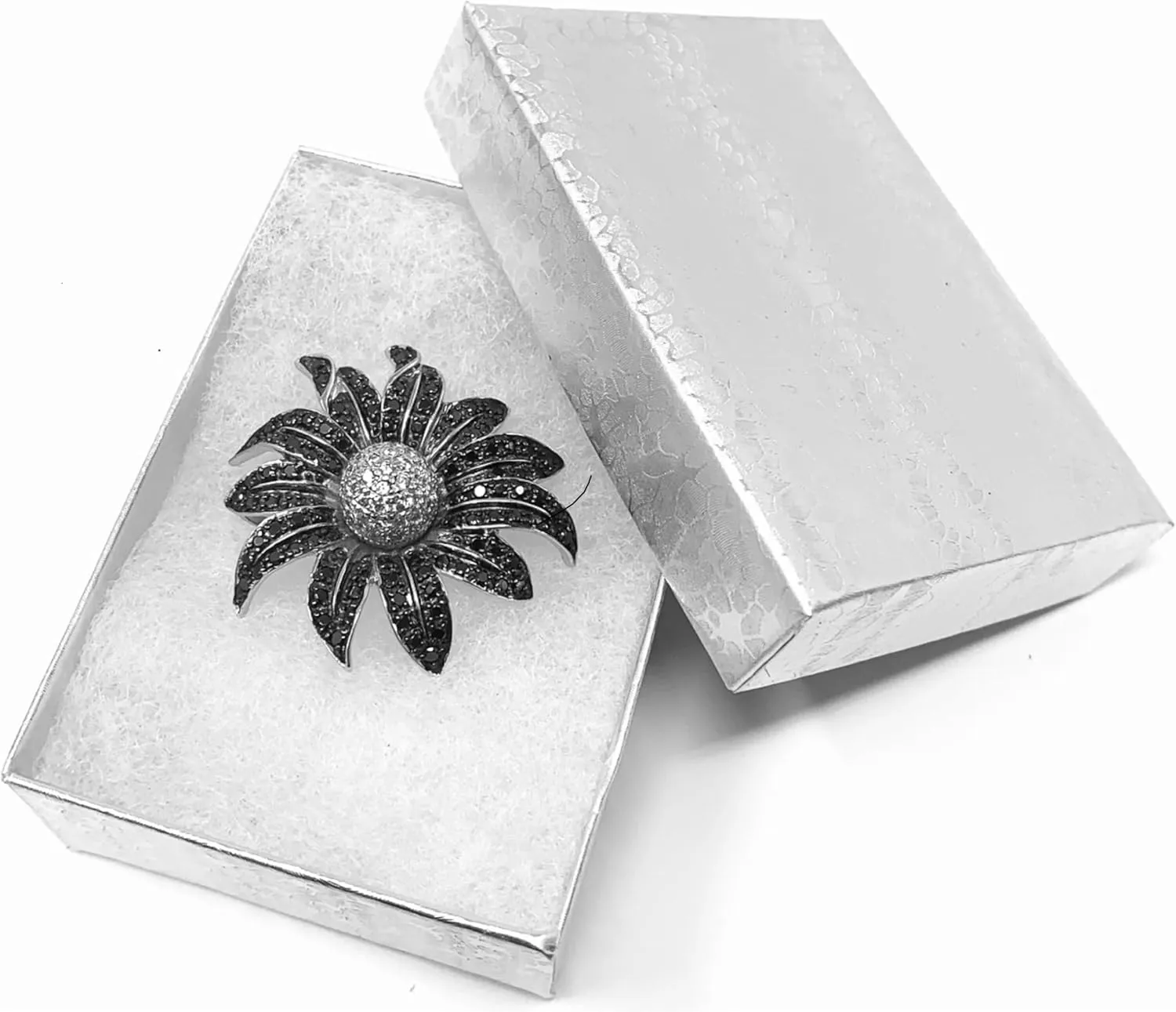and Retail Boxes pepper card dimension scientific Size: 7" x 5" x 1-1/8" Inch RJ Displays 15 Pack Silver Foil Cotton Filled Paper Cardboard Jewelry Necklaces, Bracelets, Jewelry Sets, Watches, Belt Buckles Gift Packaging, 