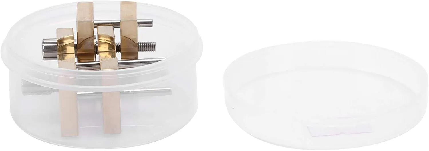 and Scraping, Compact a Watch Movement Holder Fixed Base, Professional squat zest tempt revolutionary Watch Repairing Tool Accessory, Made of Copper, Suitable for Most Watches, Adjustable Size, Prevent Slipping 