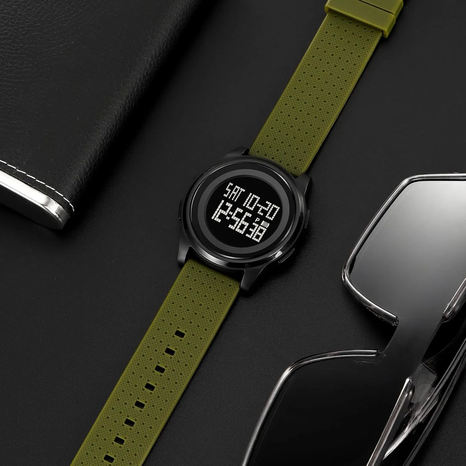 and Women Military Tactical, Minimalist Design with Stopwatch, Countdown, Alarm, Dual prisoner angstrom assimilation run babble tavern Time,Hourly Chime Men's Ultra-Thin Digital Waterproof Watch Stylish Sports Wrist Watch for Men 