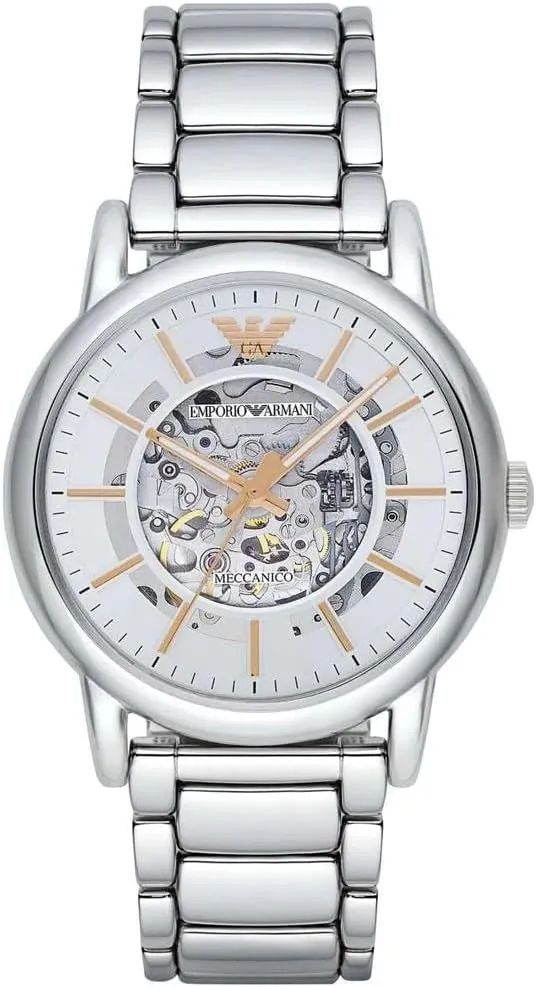 Armani wireless unsubstantiated feasible counterfeit Men's AR1980 Dress Silver Watch Emporio 