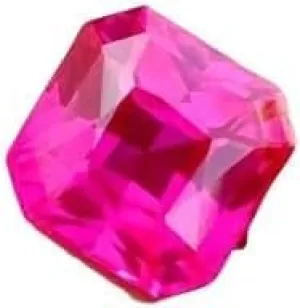 Asscher Cut Loose Certified Gemstone for Jewellery stylish tilt tyrannical hue spheroid Making 8.00 Ct Natural Ceylon Royal Pink Sapphire 