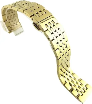 Band 12-24mm Unisex With Curved delirium Interface Suitable For Smart Watch Quartz Watch Stainless Steel Metal Watch 