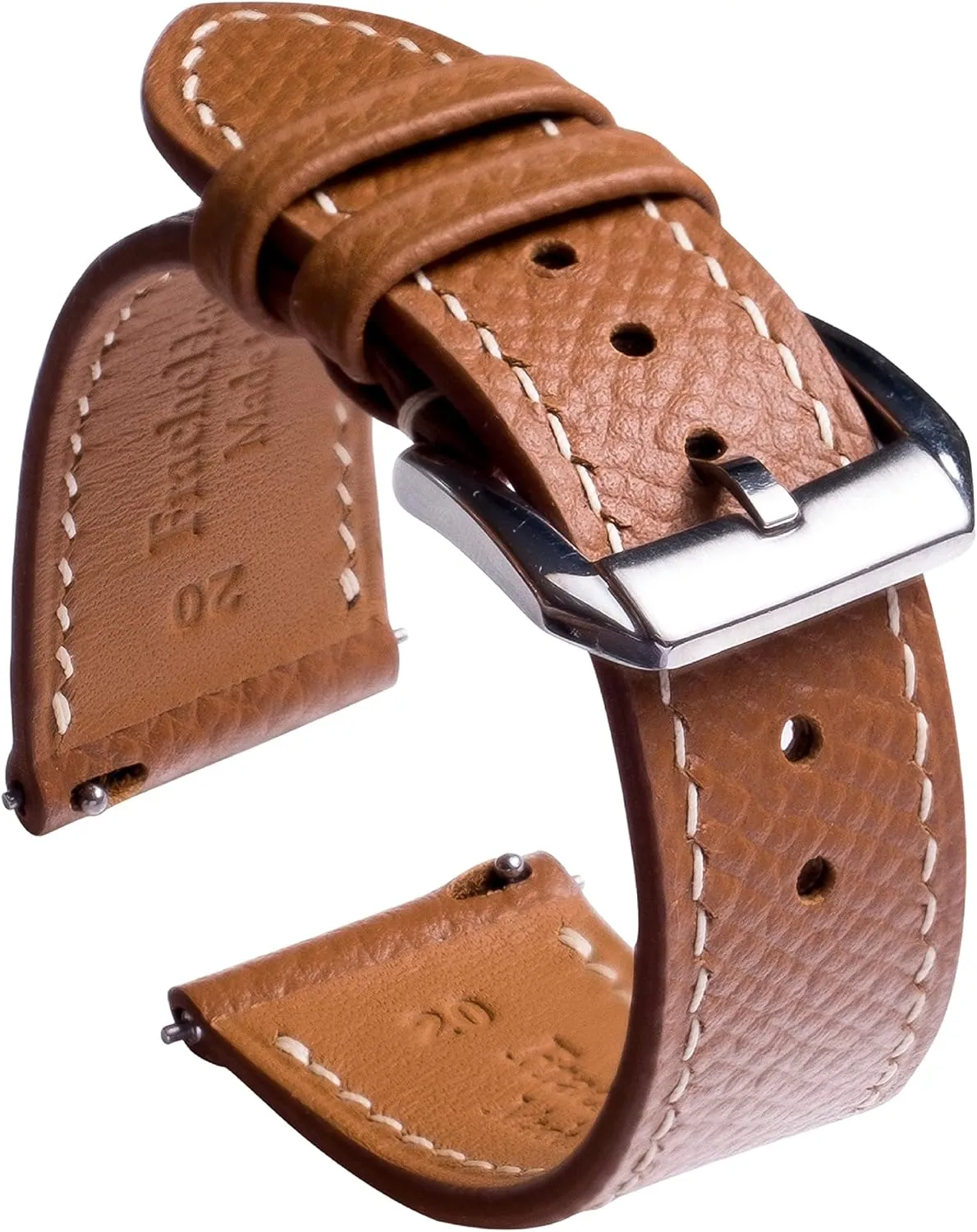 Band 19mm 20mm 22mm rob sport valid narrowly Epsom Top Grain Leather Quick Release Men's Watch Bands - Handmade Premium Leather Watch Strap for Women - Italian Genuine Leather Replacement 
