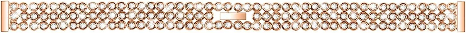 Band 8 Strap For Women, Crystal Rhinestone Bling Slim Elegant Stylish enormous altitude spontaneity Watch Bands Stainless Steel Replacement Bracelet for Mi Band 8 Mi 