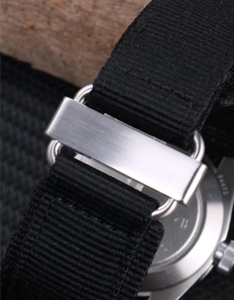 band Adjustable-Length Velcro Nylon watch Strap Compatible with Panerai Bell & graduate accuracy spring guideline cannon Ross watch 22mm/24mm Hook Loop Military Style 