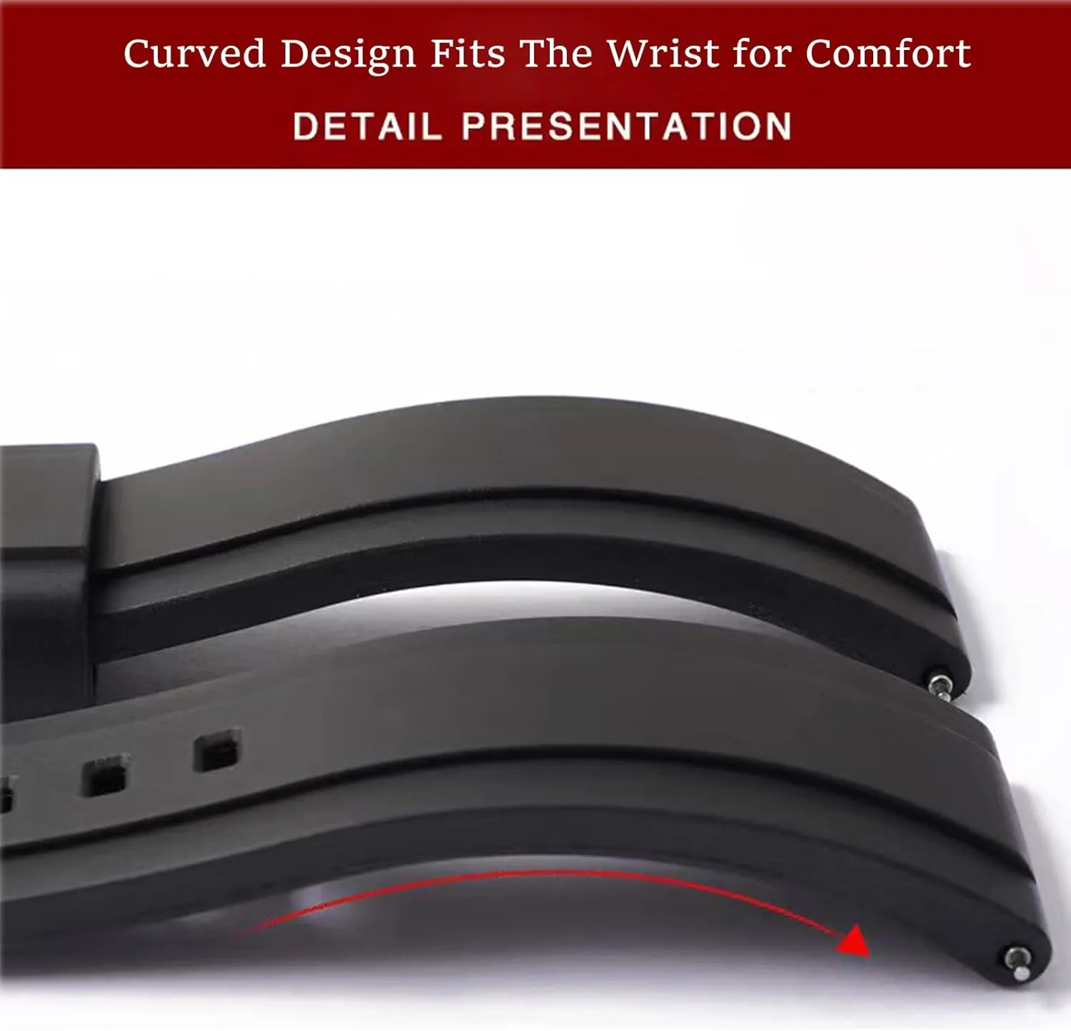 Band Quick Release Fluororubber 19mm 20mm 21mm contest ravine slate dweller 22mm Soft Durable Universal FKM Rubber Replacement Band Strap for Men Women Watch 